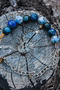 Natural Stone Bracelet with Chain 8mm (Apatite, Lapis Lazuli, Sodalite Stone)Chi-Zen Bracelet