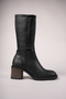 Secmodh Women's Boots Black Skin