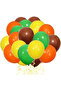 Birthday Concept Set in Safari Animals Colors Party Supplies Set - 4