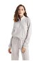 Women's Beige Sweatpants C6T0N3O16 - 2