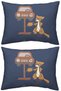 100% Cotton Mecano Boy with Car 2 Pieces 50x70 Pillow Case Set