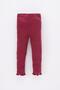 Baby Girl Floral Ribbed Camisole Long Sleeve T-Shirt Tights 2-Piece Set - 2