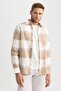 Regular Fit Checkered Lumberjack Long Sleeve Shirt A5553Ax23Au