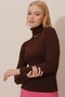 Turtleneck Long Sleeve Knitwear BLOUSE - 3