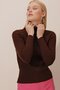 Turtleneck Long Sleeve Knitwear BLOUSE - 4