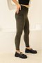 French Velvet High Waist Recovery Winter Leggings - 5