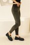 French Velvet High Waist Recovery Winter Leggings - 8