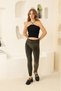 French Velvet High Waist Recovery Winter Leggings - 2