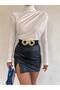Gathered Long Sleeve Blouse