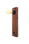 Natural Wood Edison Rustic Living Room Wall Sconce with On/Off Button Log Sconce Chandelier 40 cm