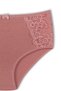 5-Piece Cotton High Waist Large Size Bato Women's Panties with Lace Detail on the Sides - 7