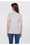Printed Gray T-Shirt Regular Fit / Normal Cut 1611480-80196 - 3