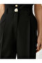 High Waist Wide Leg Classic Trousers - 5