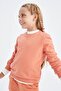 Girl's Crew Neck School Sweatshirt - 4