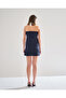 Striped A-line Mini Dress - 4