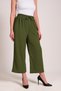 Women's Loose Fitting Baggy Trousers Khaki 23w402