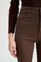 Long Length Gabardine Trousers with Flared Leg Pockets - 8