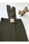 Cross Strap Adjustable Length Flexible Knitwear Salopet Leggings Jumpsuit Baby Kids - 5