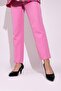 Women's Black Matte Low Heel Stiletto Shoes - Candy - 3