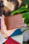 Arsenal Genuine Leather RFID Blocking Horizontal Tan Men's Wallet - 6