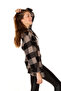 Slim Fit Checkerboard Pattern Unisex Lumberjack Shirt - 6