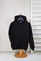 UNISEX KIDS BLACK HOODED 3 STRING THICK FLEECE SWEATSHIRT