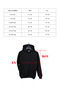 UNISEX KIDS BLACK HOODED 3 STRING THICK FLEECE SWEATSHIRT - 2
