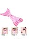 Pink Color Lower and Upper Eyelash Rimel Applying Apparatus and Pink Color Eyeliner Applying Apparatus Set of 2 - 4