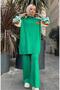 Women's Two-Piece Modest Set Winter Piqué - 2