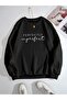 Coke series Letter Graphic Thermal Lined Sweatshirt - 3