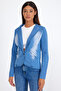 Single Button Seasonal Basic Pocket Jacket - 6