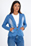 Single Button Seasonal Basic Pocket Jacket - 5