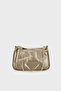 Removable Chain Logo Printed Patterned Double Zipper Compartment Bag BAG - 2
