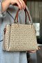 S4 Medium Size Daily 5 Compartment Classic Model Women's Shoulder Bag 2120 KUMTABA COMBIN - 6
