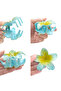 Set of 3 Colorful Lotus Flower Latch Buckles - 4