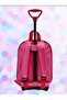 Candy Girl LoL Baby 5d Embossed Eva Fabric School Bag Backpack with Wheels for Kindergarten Squeegee - 4