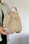Medium Size Daily Crossbody and Backpack Women's Bag 2177 Sand Combination - 5