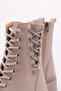Women's Lace up Boots, Ecru Model Number 211011321027 - 4
