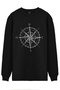 Store Printed Men's Sweatshirt with Fleece Inside Outdoor Regular Fit Sweatshirt - 4