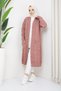 Women's Pocket Knitted Knitwear Cardigan Dusty Rose
