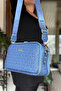 Long Strap 5 Compartment Special Series Women's Crossbody Messenger Shoulder Bag 2053-gd Navy Blue Combination - 4