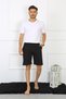Men's Cotton Black Shorts 27489 - 4