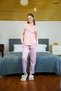 Fashion Line Women's Combed Cotton Long Sleeve Pajamas Suit 4115 - 4