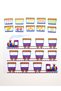 Numbers and Fruits Tutorial Intelligence Development Card Memory Strengthening Game Velcro Activity