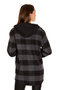 Hooded Zippered Unisex Checkerboard Pattern Lumberjack Shirt - 6