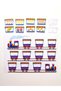 Numbers and Fruits Tutorial Intelligence Development Card Memory Strengthening Game Velcro Activity - 2