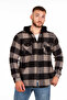 Hooded Zippered Unisex Acrylic Lumberjack Shirt - 4