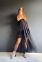 LACE TOWEL STRAPLEZ DRESS
