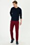Red Men's Knitted Trousers - 2
