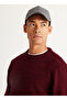 Altıny Yıldız Classics Crew Neck Standard Black - Claret Red Men's Sweater 4A 4924100054 - 2